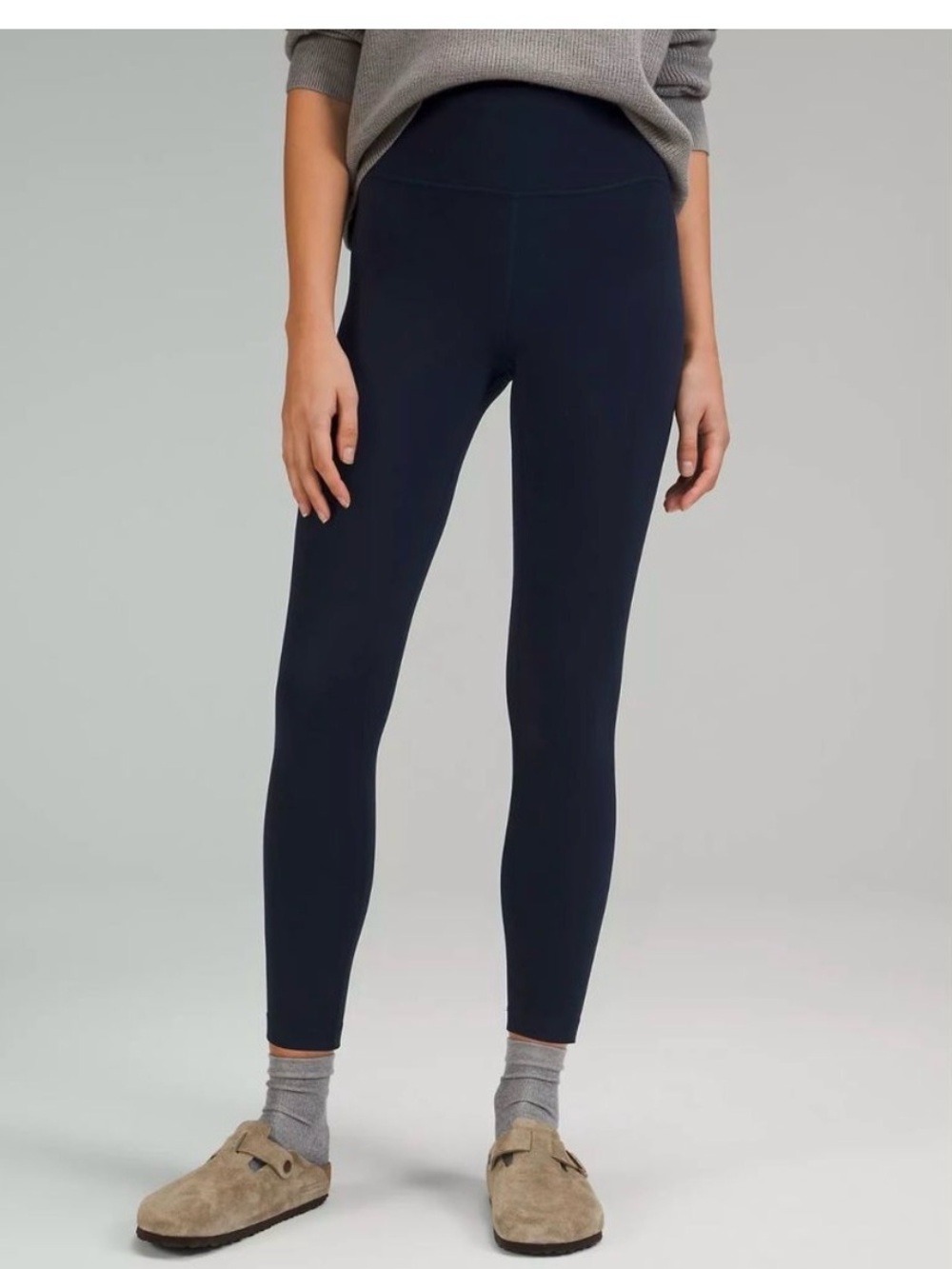 Lululemon Align High-Rise Pant 25” Navy Leggings, size 6